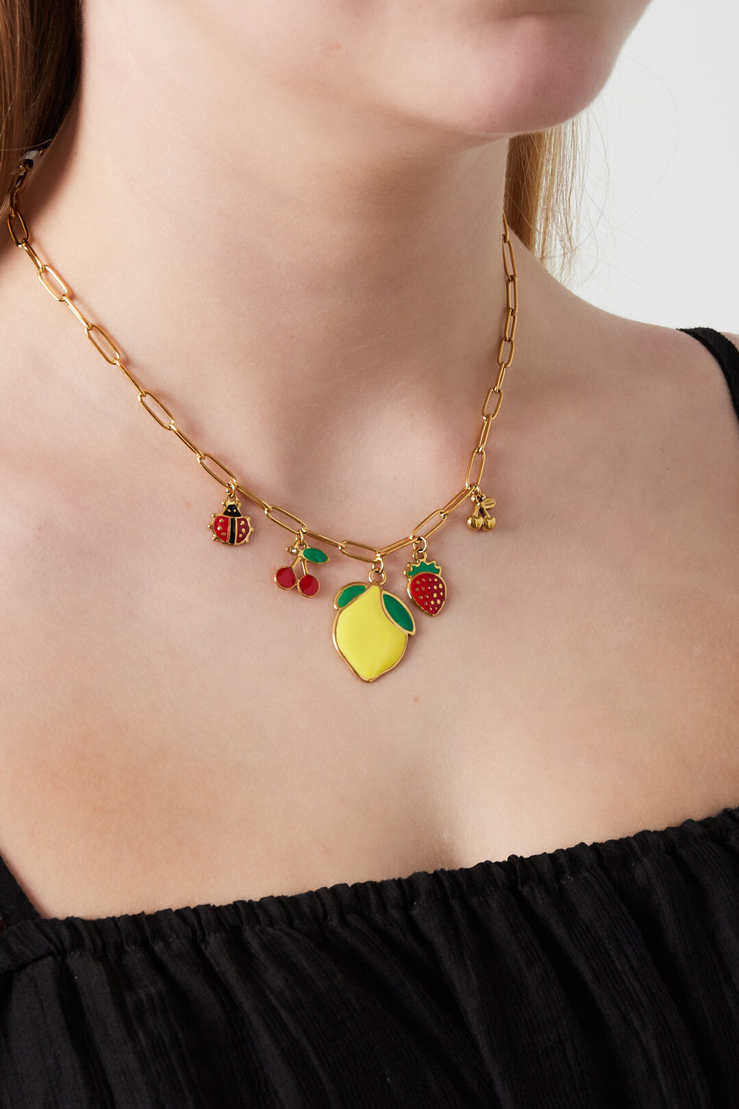 Ladybug necklace