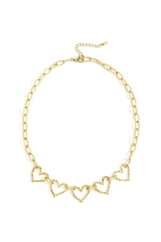 Stainless Steel Chain Necklaces Heart Casual Daily Simple Series Women's jewelry