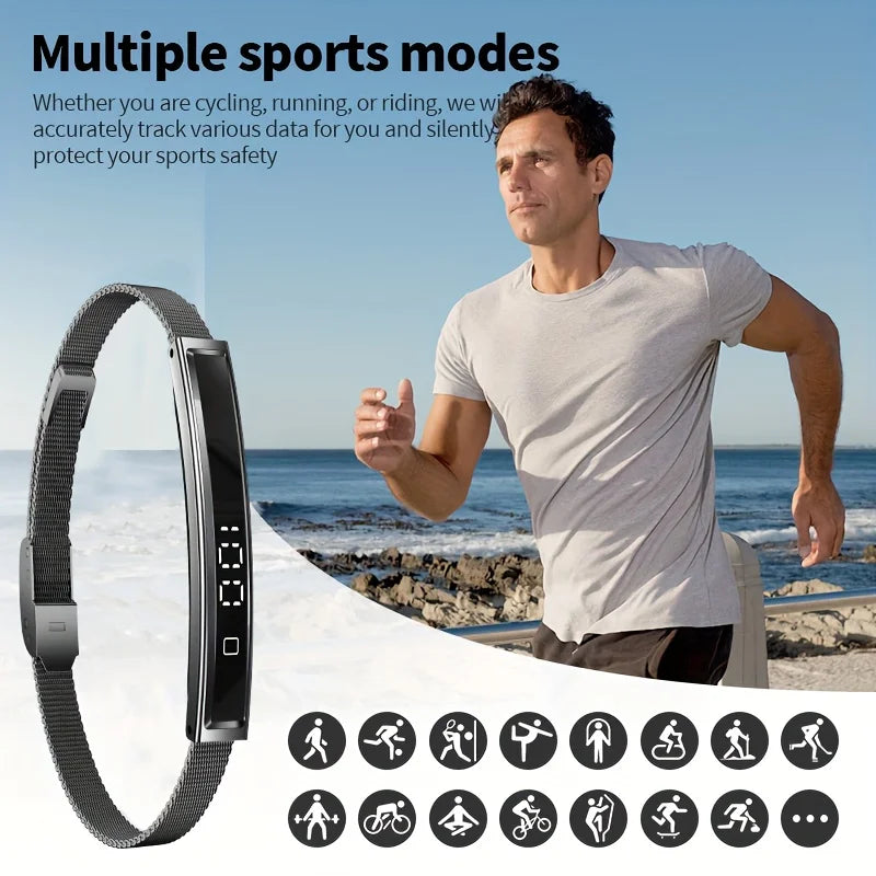2026 Women Smart Bracelet With Heart Rate Monitor Activity Fitness Tracker Sports Wristband Waterproof Smart Watch Men Smartband