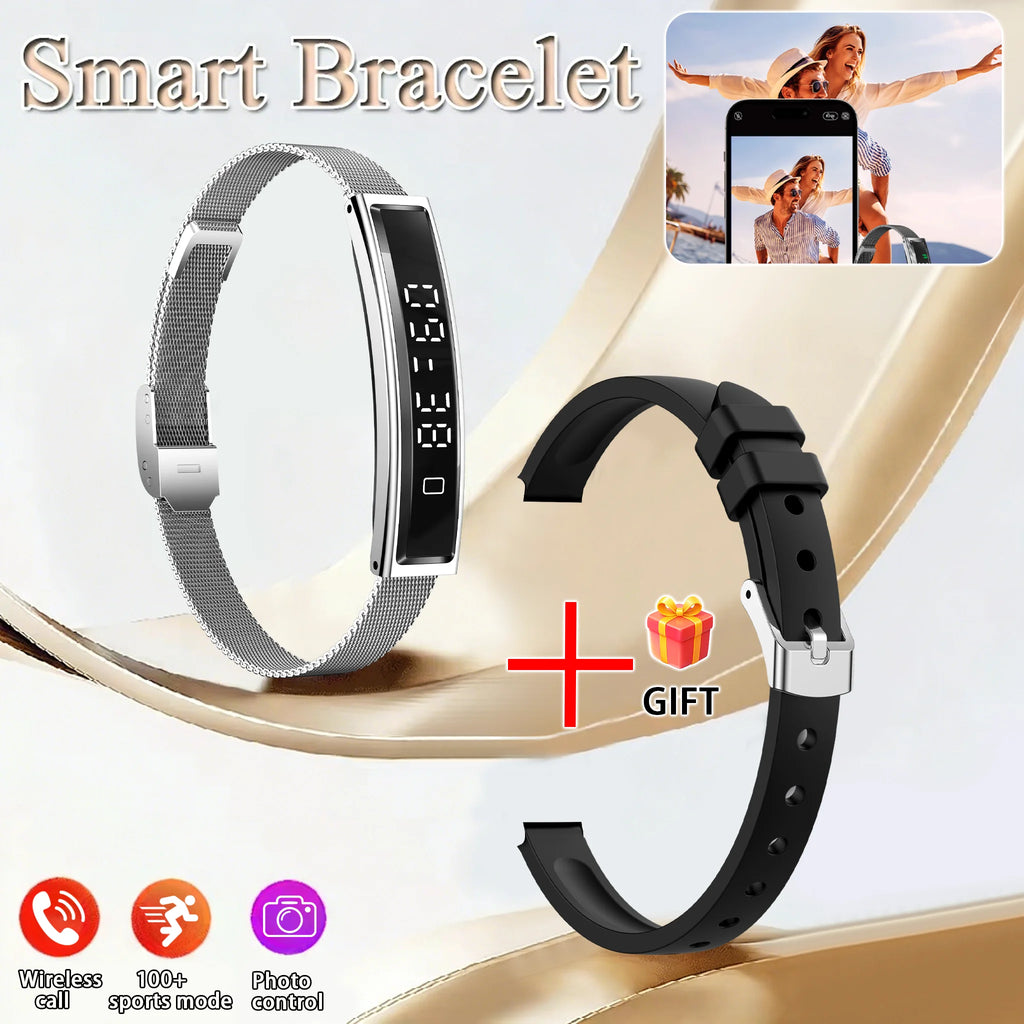 2026 Women Smart Bracelet With Heart Rate Monitor Activity Fitness Tracker Sports Wristband Waterproof Smart Watch Men Smartband