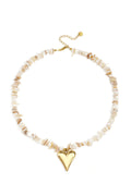 Stainless Steel Beaded Necklaces Heart Vacation Daily Romantic Series Women's jewelry