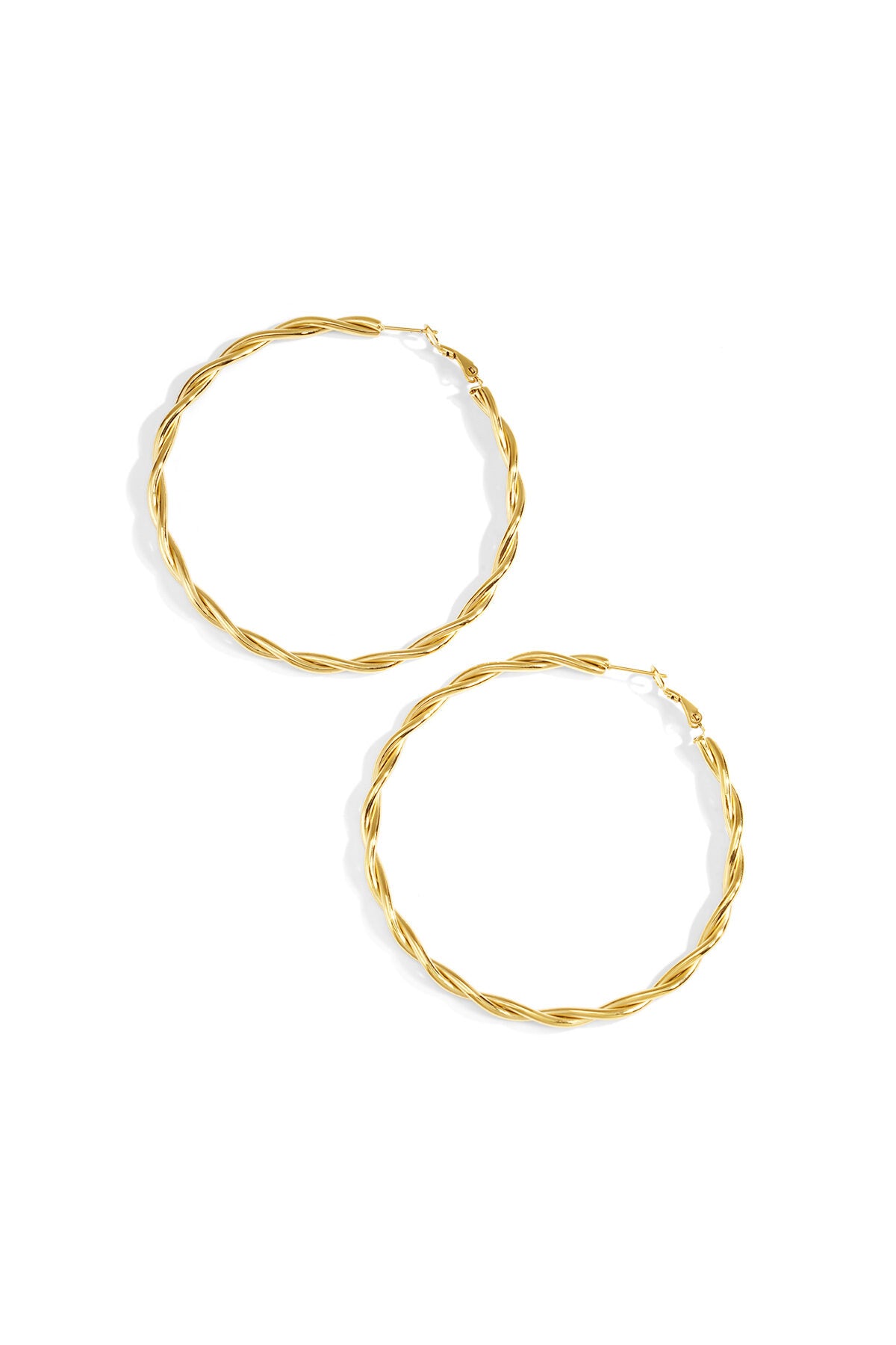 Twisted Hoop Earrings