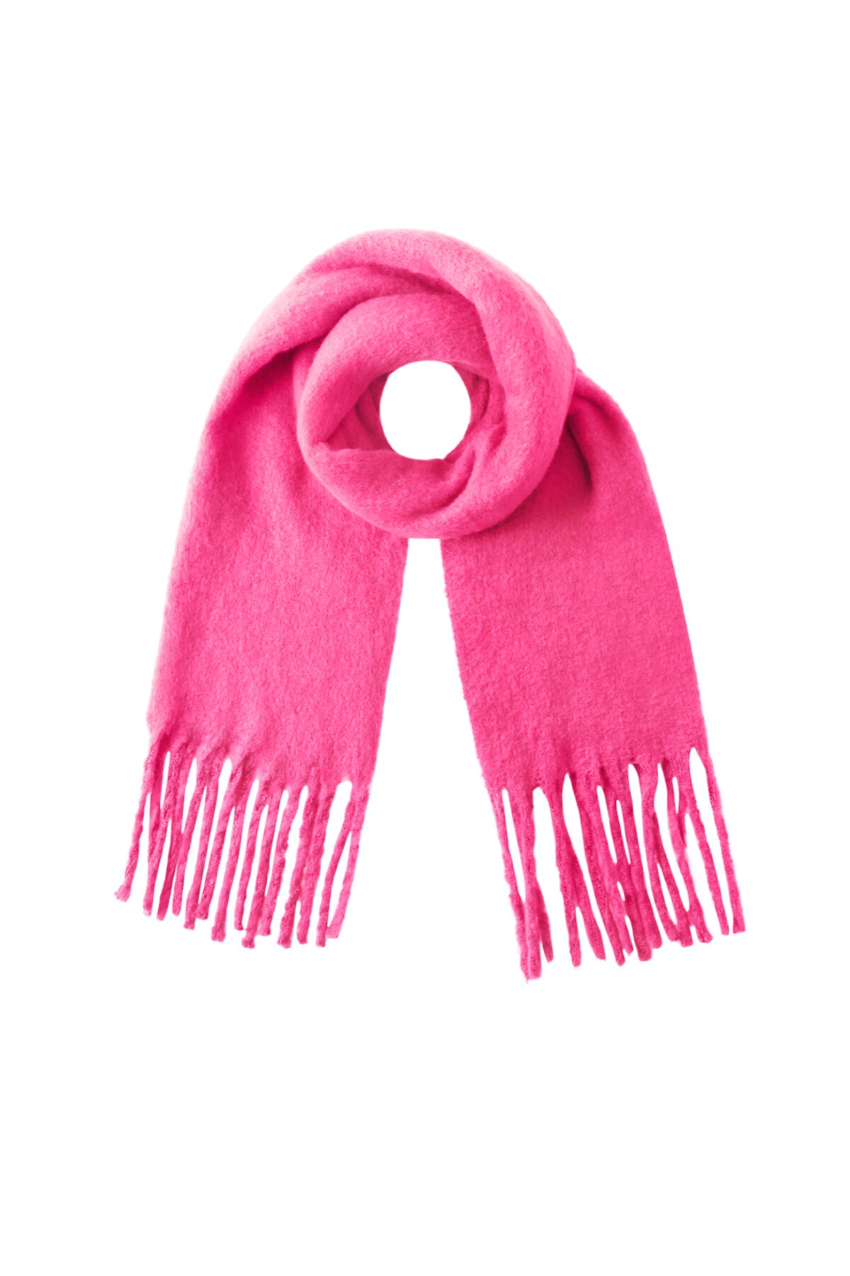 Colorful winter scarf