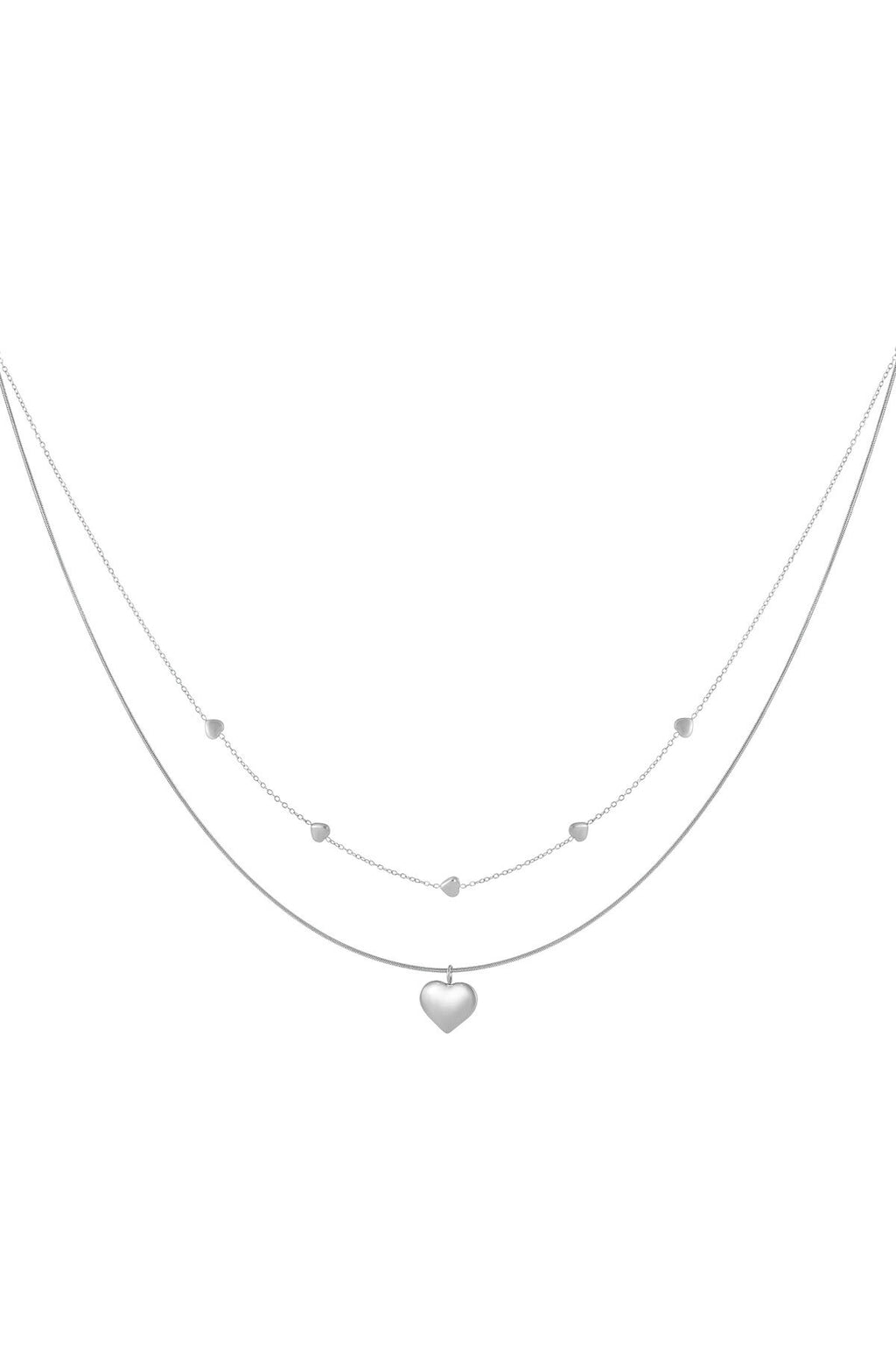 Layered Necklaces Heart Casual Daily Simple Series Women's jewelry