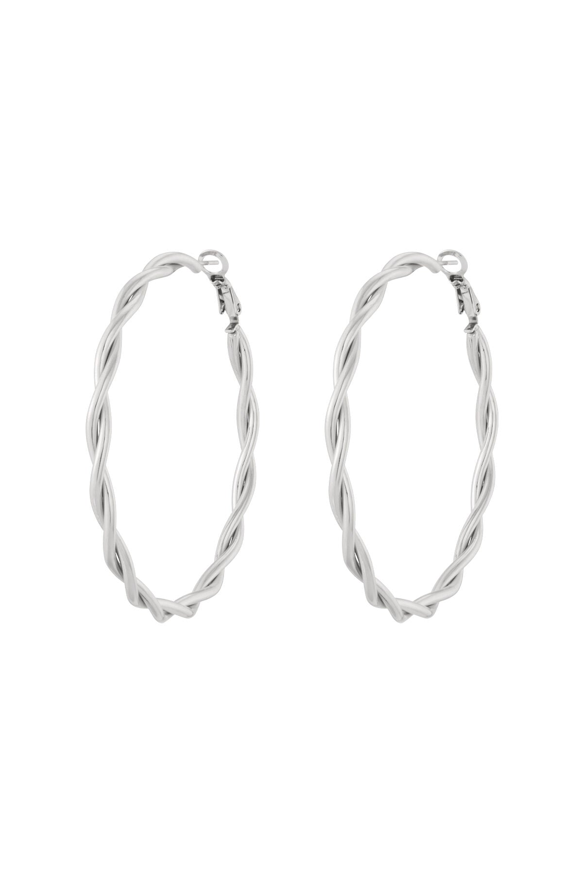 Twisted Hoop Earrings