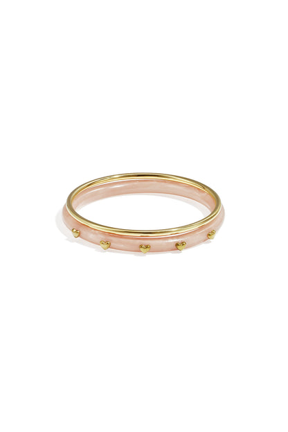 Bangle set with heart detail