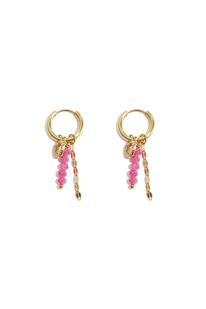 Love on top charm earrings
