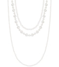 Layered Necklace mixed pearls