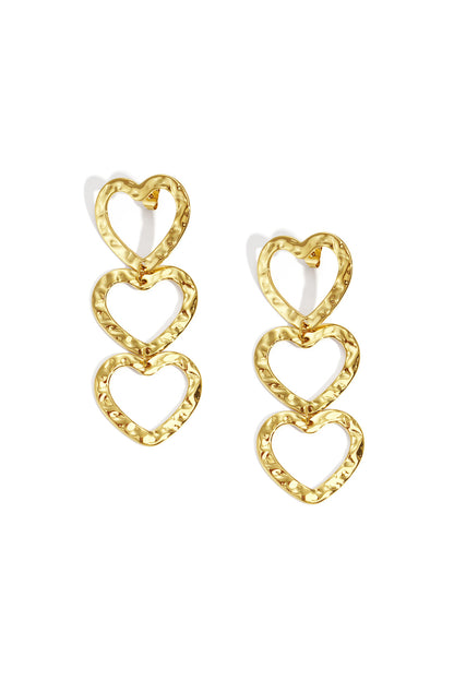 Stainless Steel Dangle Earrings Heart Casual Daily Simple Series Women's jewelry