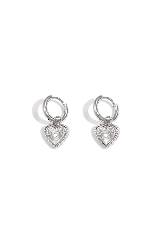 earrings hearts hope