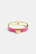 Bracelet in various colours with heart detail - 1.3 cm