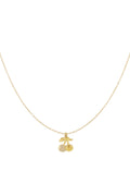 Glitter cherry necklace