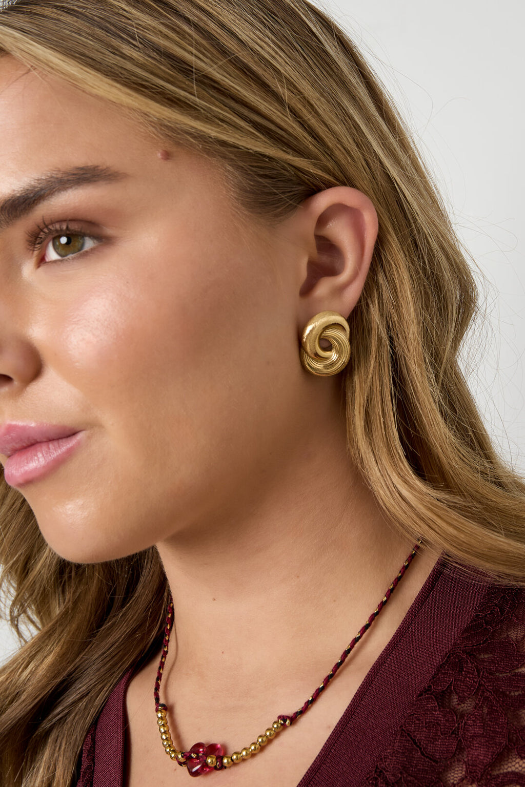 infinity twist earrings