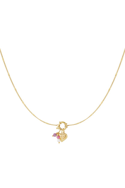 Mini heart DIY necklace