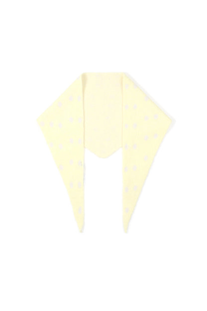 Bold Polka Dot Triangle Scarf