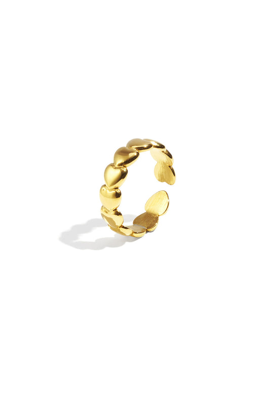 Stainless Steel Minimalist Rings Heart Casual Daily Simple Series Women's jewelry
