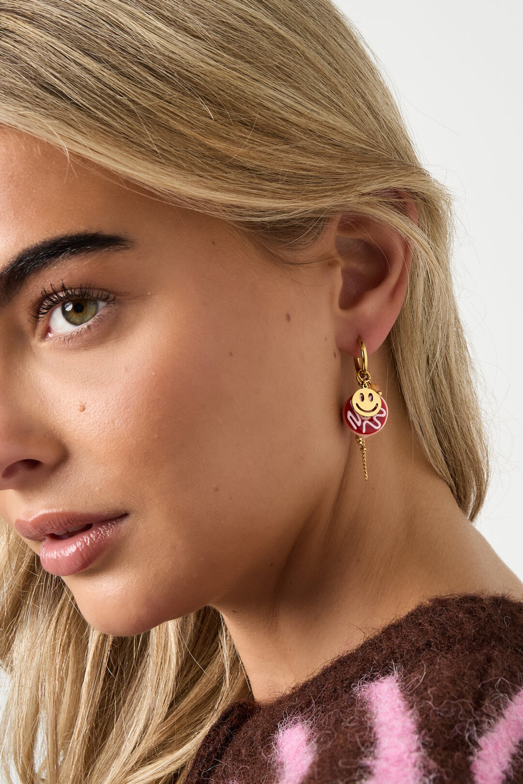 Stainless Steel Drop Earrings food Casual Daily Simple Series Women's jewelry