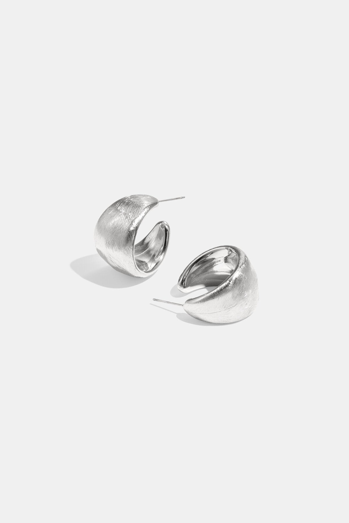 Stainless Steel Hoop Earrings circle Casual Daily Simple Series Women's jewelry