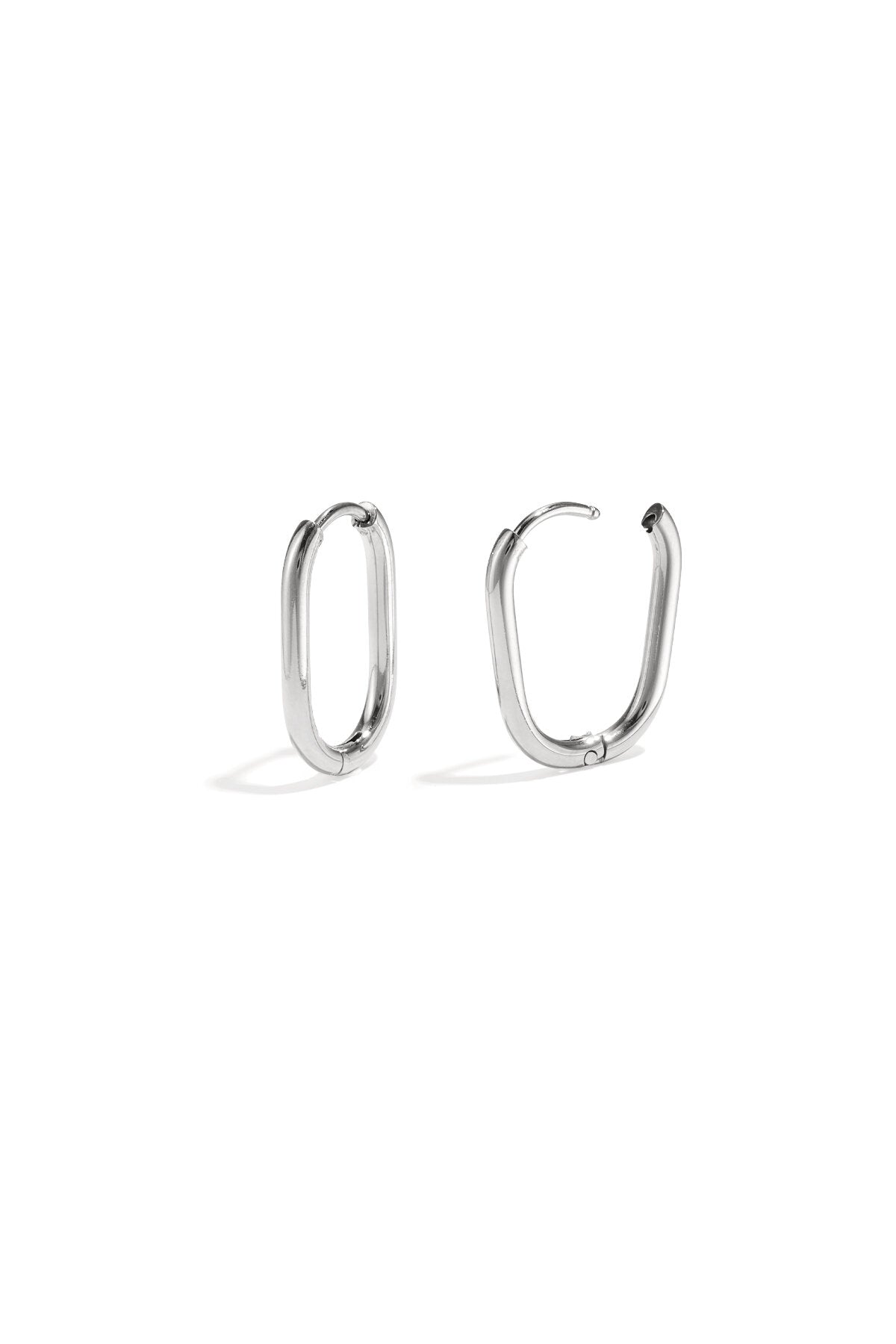 Oval hoops Stainless Steel