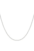 Solid bead necklace-4mm