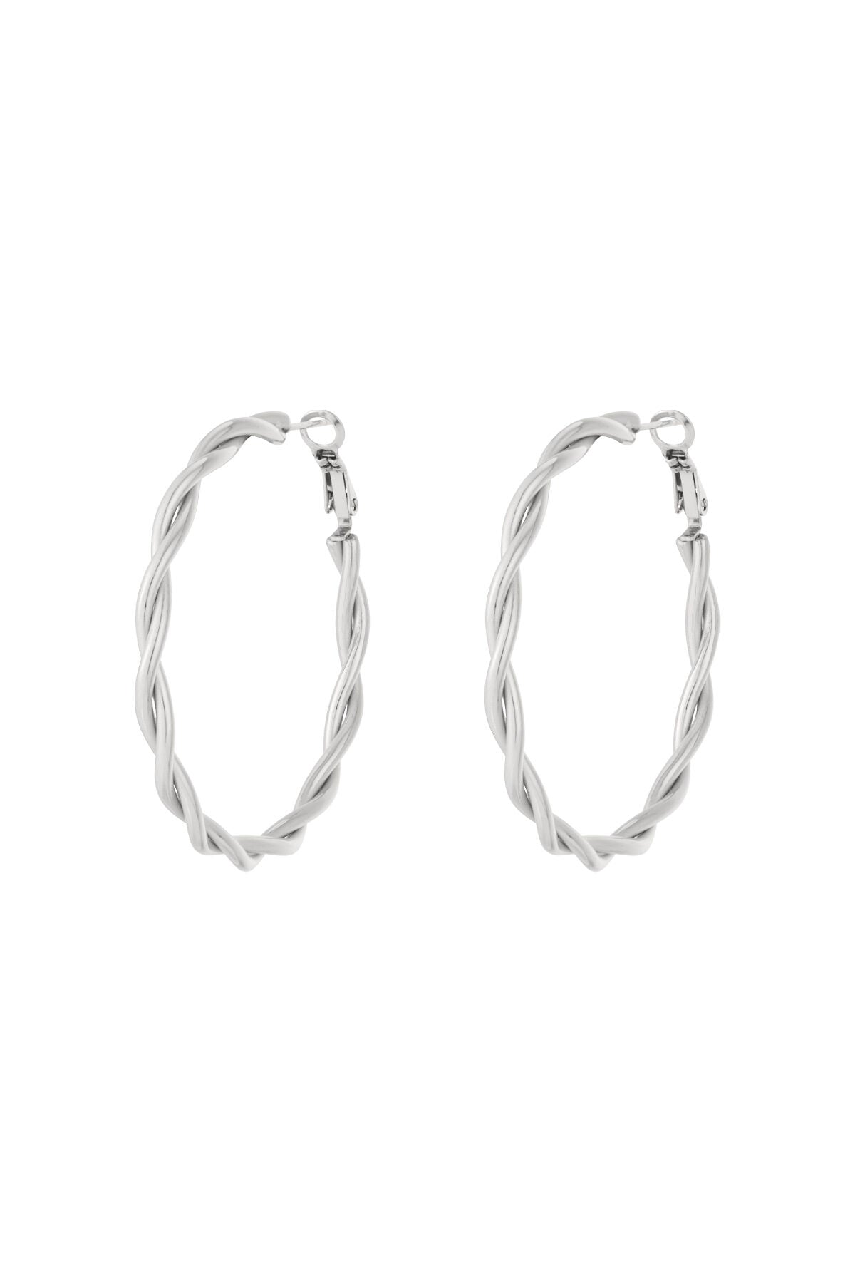 Twisted Hoop Earrings