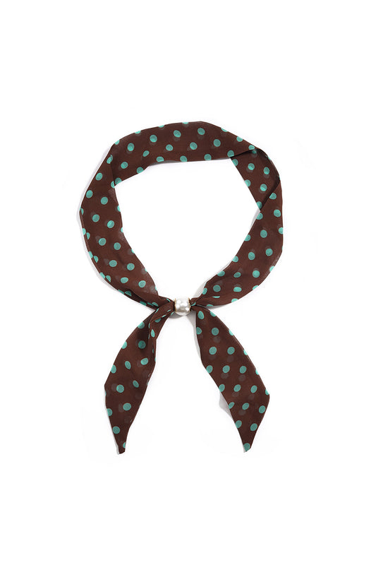 Summer scarves Polka Dots Daily Polyester Daily Accessories