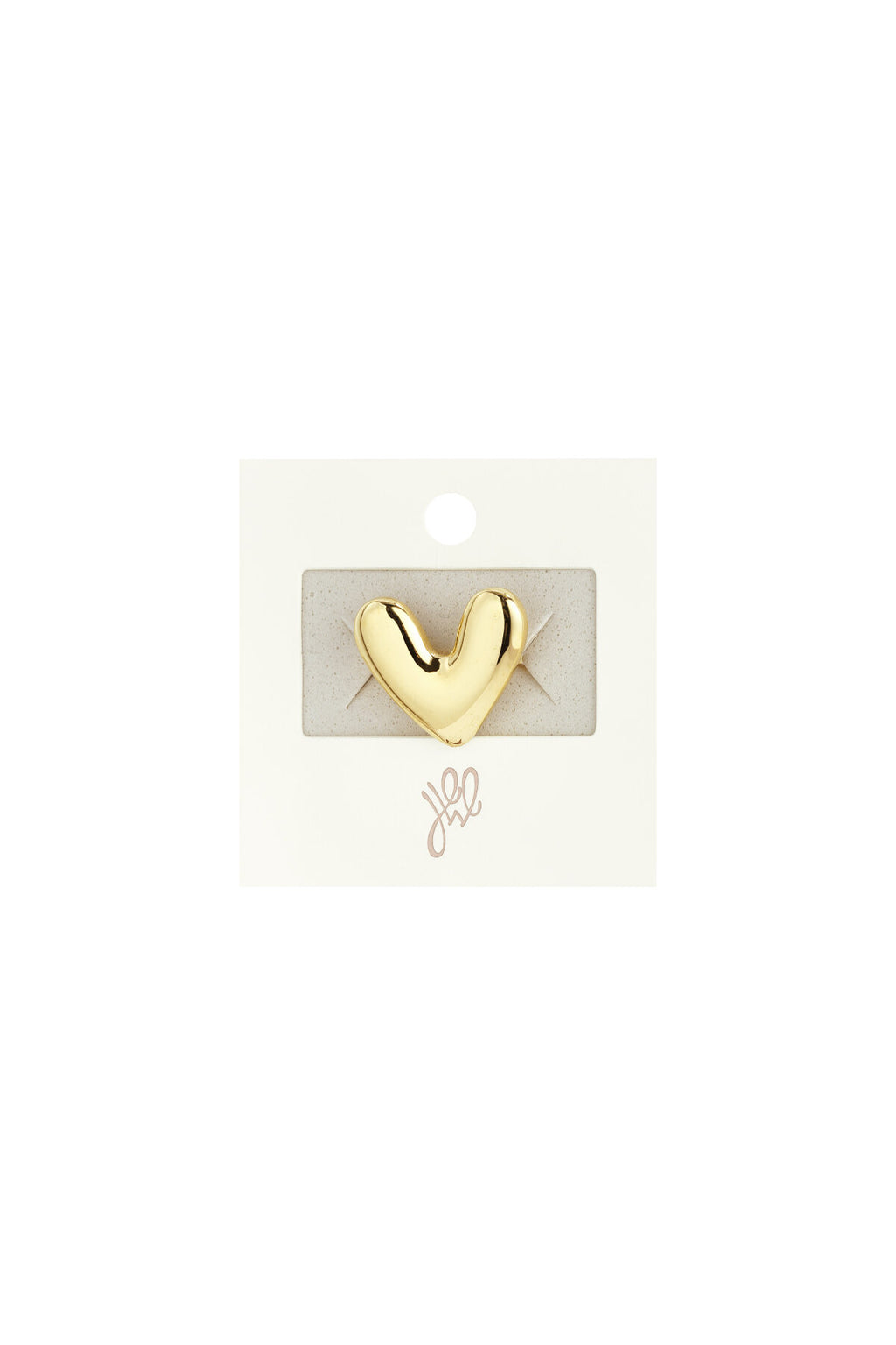 Statement ring funky heart