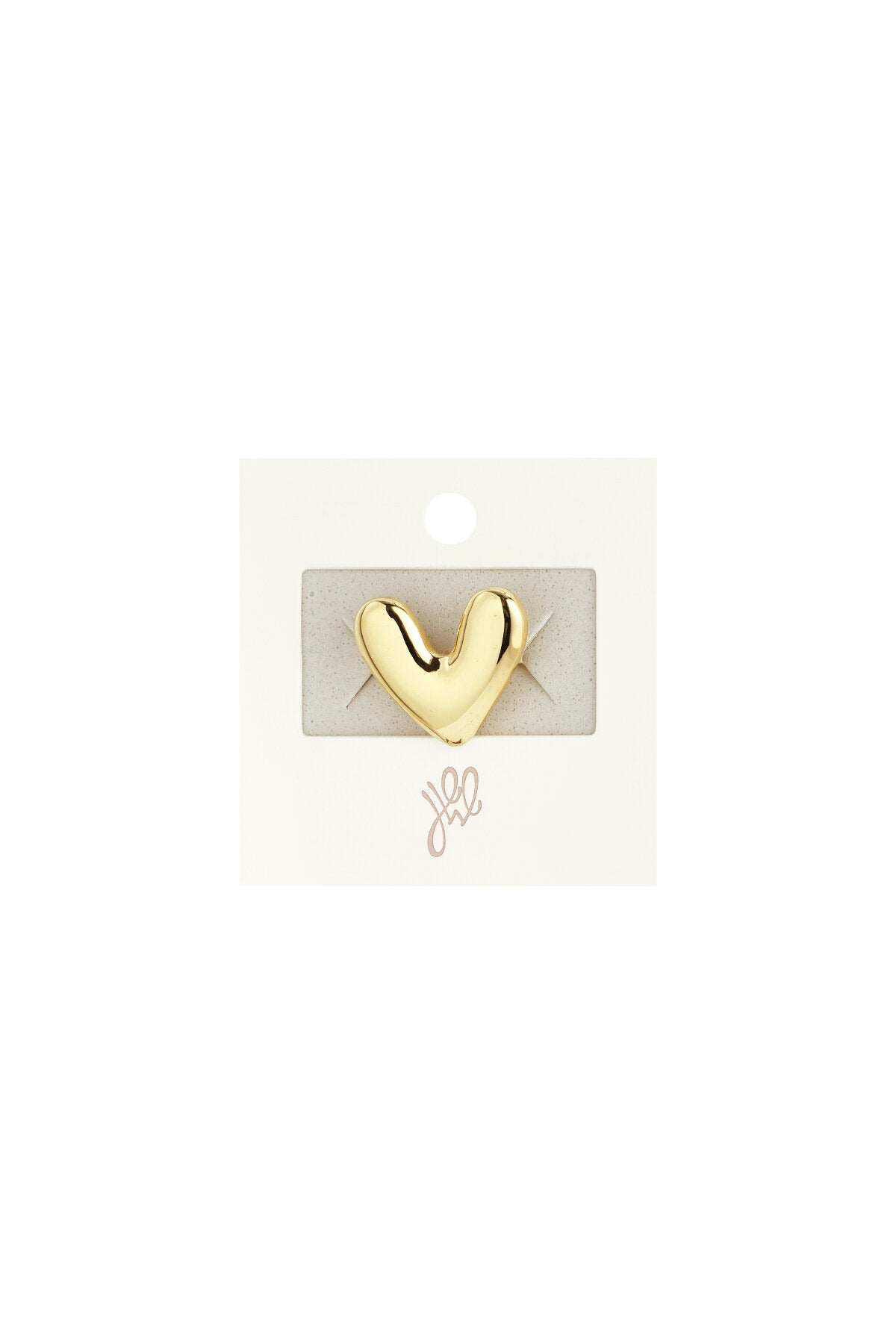 Statement ring funky heart