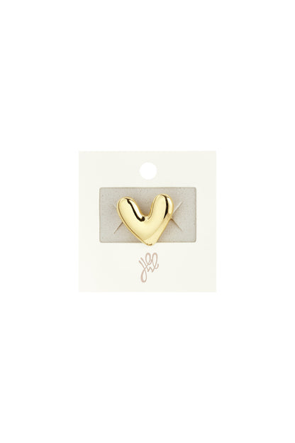 Statement ring funky heart