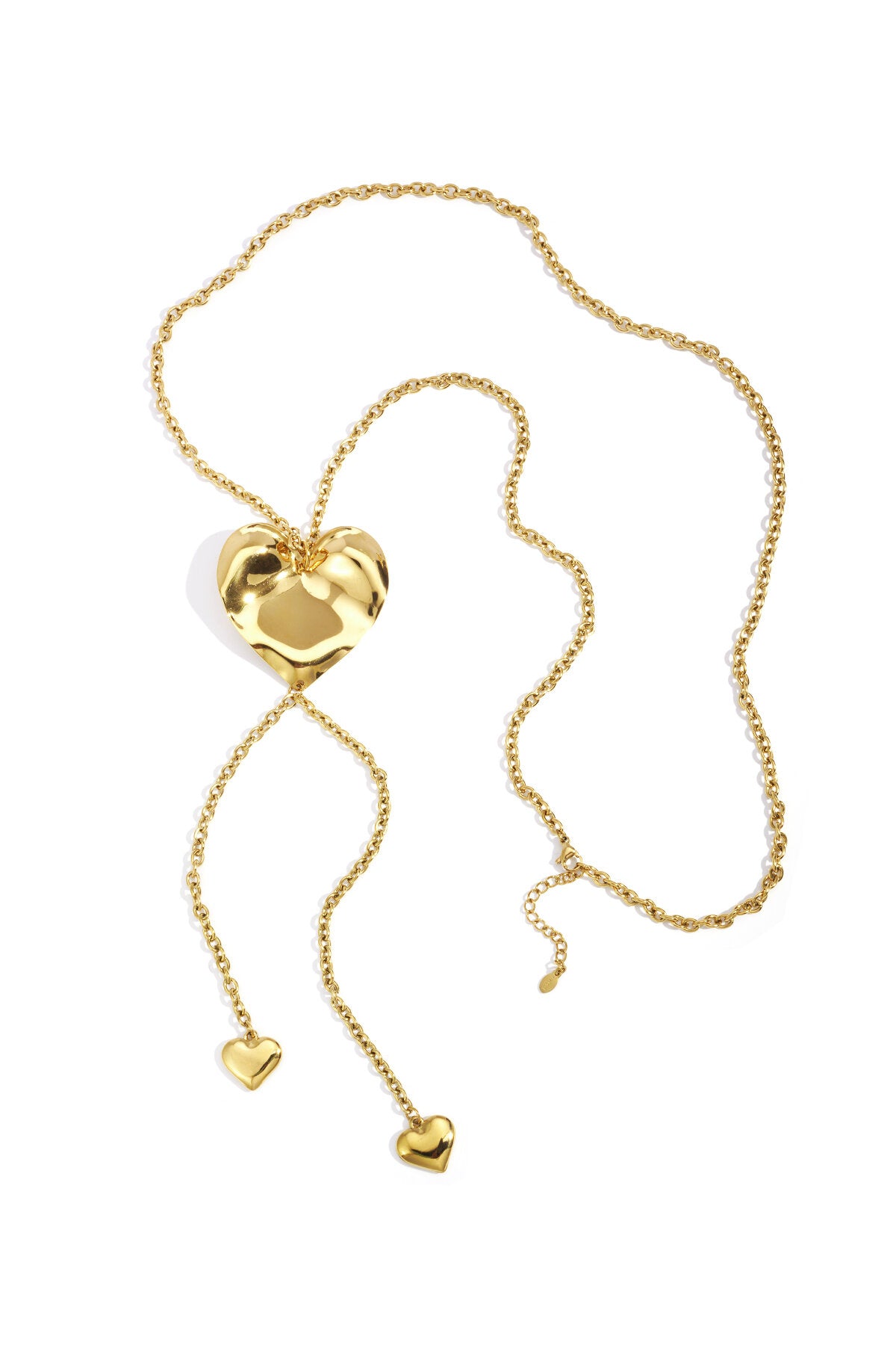 Stainless Steel Long Necklaces Heart Casual Daily Simple Series Women's jewelry