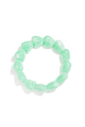 Beaded bracelet with large heart beads