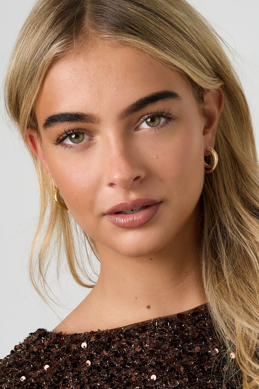 Stainless Steel Hoop Earrings circle Casual Daily Simple Series Women's jewelry