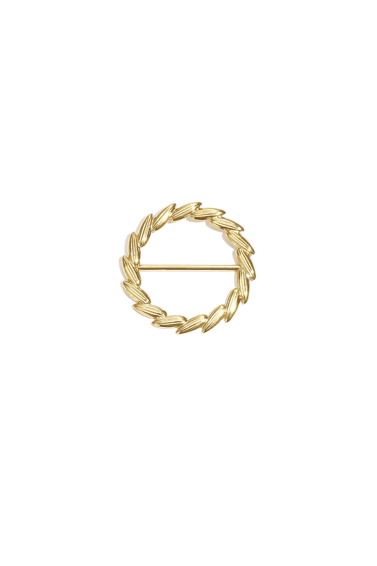 Scarf clip with structure