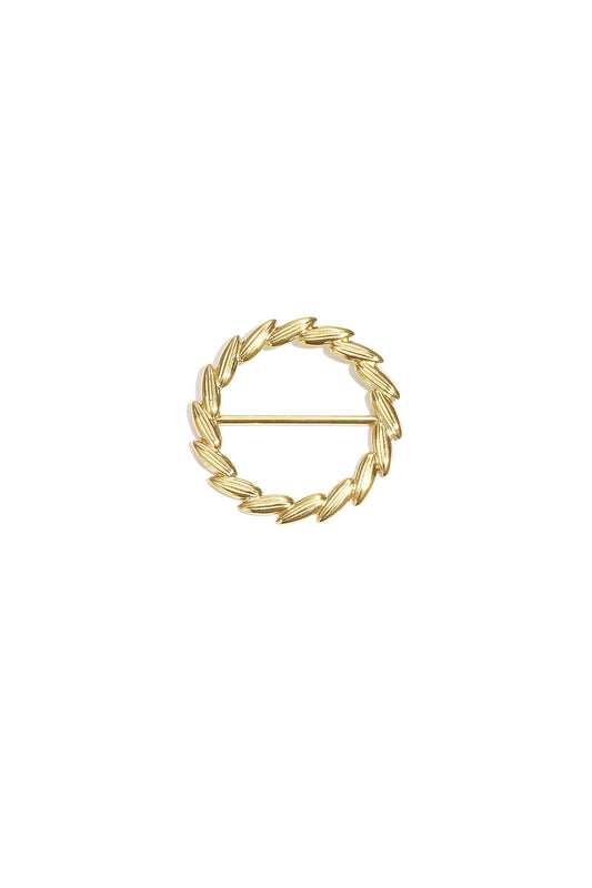 Scarf clip with structure
