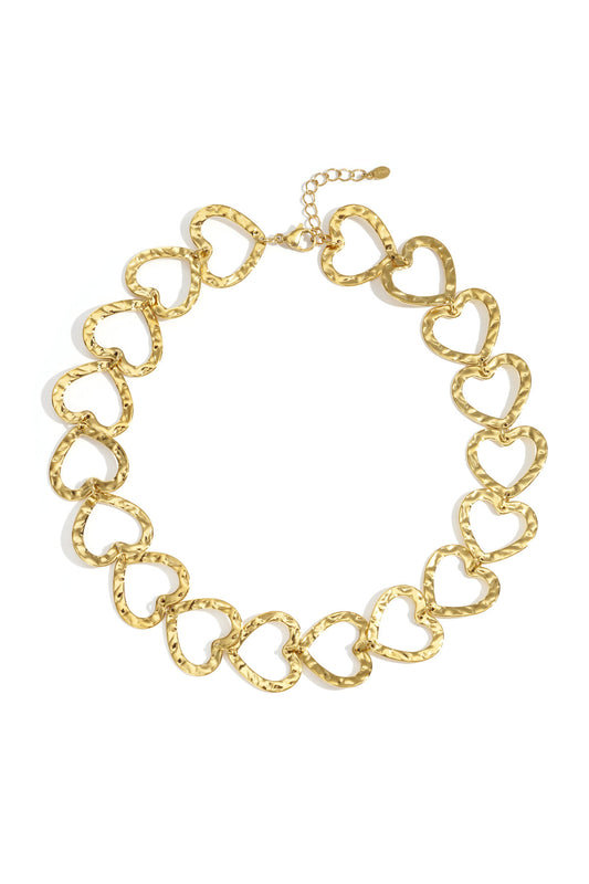 Stainless Steel Chain Necklaces Heart Casual Daily Simple Series Women's jewelry