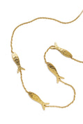 Long necklace with fish