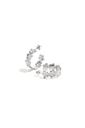 Daisy hoop earrings